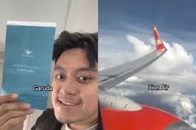 Battle review Garuda vs Lion Air, cuma selisih Rp200 ribu nggak dapat  makan: Rasanya...