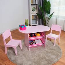 Delta children chair desk with storage bin. Costway Kids Table And 2 Chairs Set With Storage Boxes For Toddler Gift Desk Pink Walmart Com Walmart Com