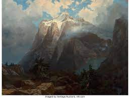 Albert Bierstadt American 1830 1902 Mount Brewer From King S Lot 76040 Heritage Auctions