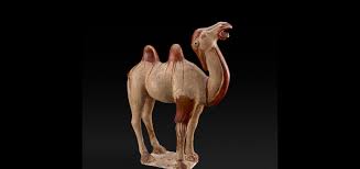 • naturalism (liveliness and motion) was also popular. Camel Tomb Figure Ashmolean Museum