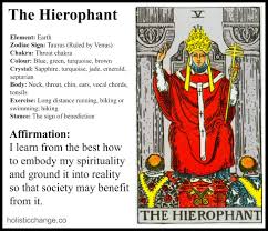Angelorum Tarot And Healing Tarot Meanings Tarot Learning The Hierophant