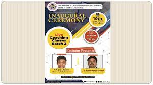 Chapter 3 directors, powers, managerial remuneration. Inaugural Ceremony Icai Bos Live Coaching Classes Batch 3 Youtube