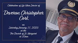 Celebration of Life Mass Service of Deveron Christopher Cork