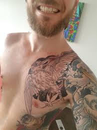 Call us on (09) 365 1839. New Kingfisher On The Tiddy I M Stoked By Hamish Of Sacred Tattoo Auckland Tattoo