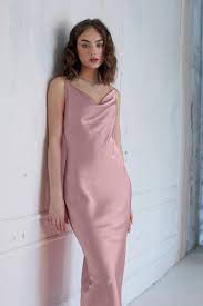 Gold Rose Silk Slip Prom Dress Bridesmaid Dresses Etsy Slip Bridesmaids Dresses Silk Slip Dress Satin Midi Dress