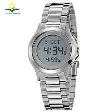 Buy the best and latest al fajr watch on banggood.com offer the quality al fajr watch on sale with worldwide free shipping. Muslim Azan Prayer Alfajr Wrist Watch Sliver Buy At The Price Of 26 00 In Alibaba Com Imall Com