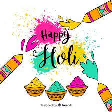 Wishing you holi filled with bright colors, water balloons, lavish gujias, and melodious songs. Download Hand Drawn Holi Festival Background For Free Holi Festival Holi Festival Of Colours Happy Holi Images