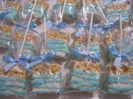 Baby Shower Favors Chocolate Covered Rice Krispie Treat Pops Visit Marie G Chocolate Rice Krispie Treats Rice Krispies Chocolate Dipped Rice Krispie Treats