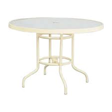Acrylic 84 x 42 oval umbrella dining table. 42 Round Acrylic Dining Table