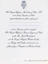 Invitations to the wedding of prince harry and ms. Comparing Royal Family Wedding Invitations Through The Years