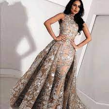 champagne evening dresses 2020 detachable skirt sequin applique sparkle arabic evening gown formal dress champagne evening dress evening gowns formal high neck evening dress