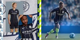 Nike completes the set with volt coloured socks to give the premier league champions a more modern look today. Manchester City 2018 19 Nike Away Kit Todo Sobre Camisetas