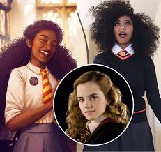 Not the whole laughing when dumbledore died but most of them sound like her. Here S How Harry Potter Characters Would Look Like If They Were Black Omg This Is Just Awesome