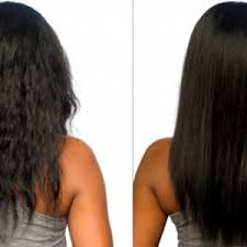 You get relaxer like results. Brazilian Keratin Chichiafroeuro