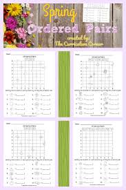 Spring Ordered Pairs Coordinate Grid Ordered Pairs Easter Math Worksheets Coordinate Grid