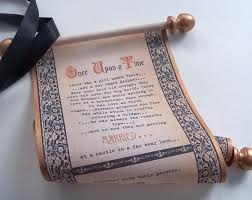 Formal Wedding Invitation Suite Elegant Fabric Scroll In Etsy Fairytale Wedding Invitations Scroll Invitation Themed Wedding Invitations
