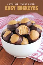 Easy Buckeyes In 2020 Easy Christmas Candy Recipes Candy Recipes Homemade Christmas Candy Recipes