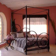 Fantastically Hot Wrought Iron Bedroom Furniture Iron Canopy Bed Bed Furniture Design Wrought Iron Beds