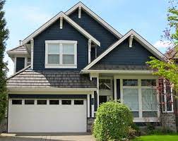 Maybe you would like to learn more about one of these? The Almost Nicest Navy House Warline Painting Navy House Exterior House Paint Exterior Ranch House Exterior