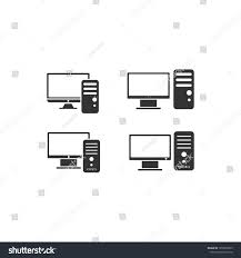 Pc Icon Vector Sign Isolated For Graphic And Web Design Computer Pc Symbol Template Color Editable On Wh Social Media Design Graphics Web Design Photo Editing
