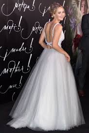 See Jennifer Lawrence S Wedding Dress From All Angles Dior Wedding Dresses Wedding Dresses White Wedding Dresses