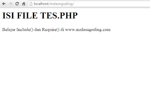 Dari perbedaan diatas mungkin kita akan berpendapat, kalau begitu kenapa tidak menggunakan require atau require_once saja? Belajar Php Part 14 Mengenal Include Dan Require Pada Php Malas Ngoding