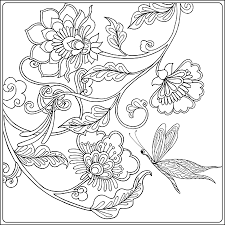 The butterfly coloring pages add spark to the kids' imagination and greatly enhance their creative skills. Decorative Flowers Birds And Butterflies Coloring Book For Royalty Free Cliparts Vectors And Stock Illustration Image 57225450