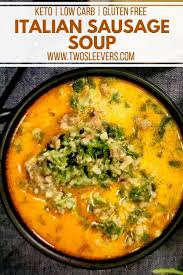 Italian Sausage Soup Keto Italian Sausage Soup Low Carb Italian Sausage Soup Keto Zuppa Toscana Italian Sausage Soup Sausage Soup Sausage Soup Recipes
