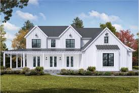 A house plan with walkout basement could be your best bet. Farmhouse Home 5 Bedrms 4 Baths 3314 Sq Ft Plan 198 1068
