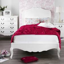 Shabby chic furniture with crystal handles.quality white bedroom fully assembled. Juliette Shabby Chic Bed Bedroom From Breeze Furniture Uk