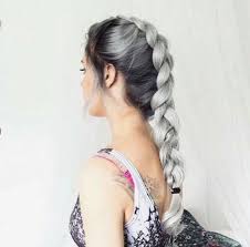 Pin By Tracy Khan On Hairstyles That I White Ombre Hair Silver Hair Dye Hair Styles