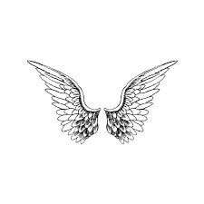 Black And White Angel Wings Tattoo Angels Wings Angel Wings Images Wings Angel Wings Tattoo