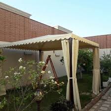 افضل اسعار مظلات Pvc Wooden Garden Garden Screening Outdoor