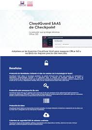 Cloudguard Saas Checkpoint Tecnologia Informatica Avances Tecnologicos
