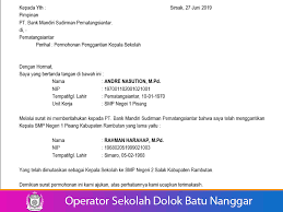 Contoh Surat Permohonan Ganti Nama Rekening Bank Contoh Seputar Surat