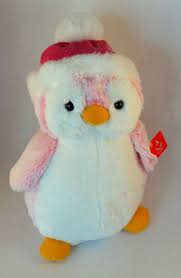 Pompom 11 5 Bright Pink Penguin Plush Aurora World Cute Stuffed Animals Penguins Plush