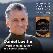 SVAF2025 will welcome two dozen bestselling authors and notable speakers  including... Daniel Levitin! Join us in Sonoma to meet the cognitive  neuroscientist and groundbreaking author who will discuss music as medicine  and