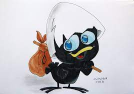 He wears half of his egg shell still on his head. Calimero Zeichnungen Von Althea Artmajeur
