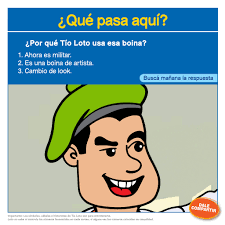 Hoy les traigo un reto, sobrinos. ¿Qué creen que estoy haciendo? Los leo en  los comentarios 👀💭. Prueben su suerte aquí: https://hubs.la/Q01J5-dr0  #TíoLoto