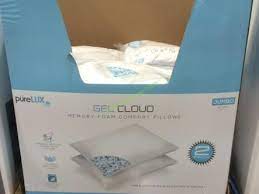 Purelux Gel Cloud Memory Foam Cluster Pillow 2 Pk Costcochaser