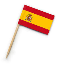 Sie zeigt drei waagerechte streifen in rot, gelb und rot, im verhältnis 1:2:1. 1000 Zahnstocher Fahnen Mit Spanien Flagge Als Partypicker Papierfahnen Com