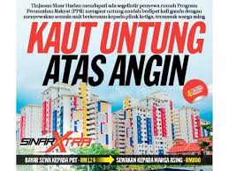 Hari ni tok nak kongsikan berkenaan rumawip. Penyewa Ppr Seleweng Kaut Untung Atas Angin