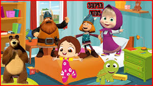 Vikingler Masa Niloya Ve Tospik Yatakta Zipliyor Five Little Monkeys Cocuk Sarkilari Youtube