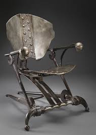 Iron Chair Industrial Art Furniture Steel Art Steampunk Furniture