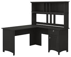 Posted by irf in office furniture, desks & tables in leicester. Bush Furniture Salinas L Shaped Desk With Storage In Antique White Office Furniture Accessories Office Desks