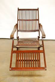 Antique Ocean Steamer Deck Chair Deck Chairs Chair Antiques