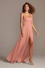 Crepe Back Satin Scoop Tank Bridesmaid Dress F20098 Bridesmaid Dressing Gowns Crepe Bridesmaids Dress Bridesmaid Dresses Strapless