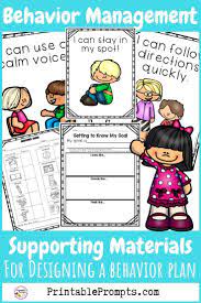 Behavior Management Plan Supporting Materials Behavior Management Behavior Management Plan Behavior Plan
