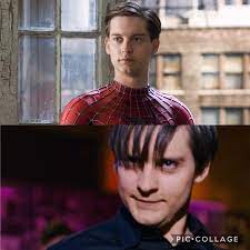 In Spider-Man 3, Tobey Maguire pulls his hair over his eyes to signify that  he has turned evil : r/MovieDetails