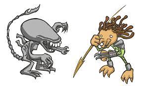 Printable alien vs predator coloring pages. Alien Vs Predator The Musical The Amnesia Naut